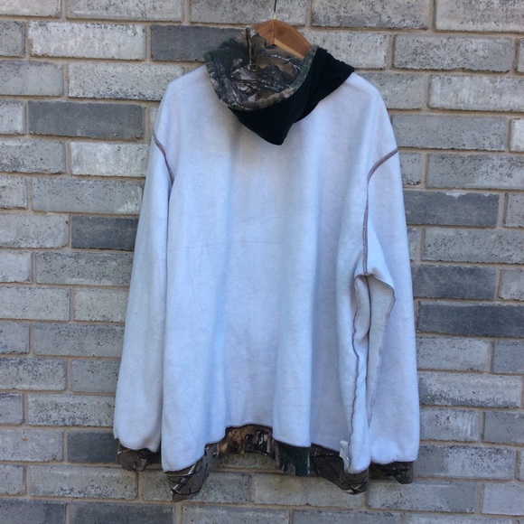 Carhartt Realtree Hooded Sweater Jacket Camo - Picture 5 of 8